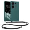 Husa cu jnur Xiaomi Redmi Note 13 Pro, Verde, Silicon, KWM000020NF001C