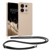 Husa cu jnur Xiaomi Redmi Note 13 Pro 5G, Crem, Silicon, KWM000020NG002C