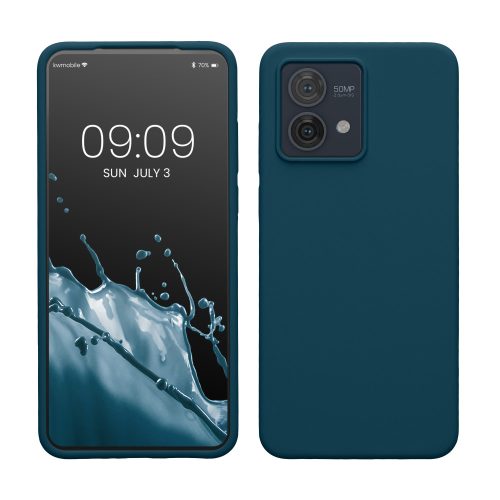 Husa Motorola Moto G84, Verde, Silicon, KWM000022NO006C