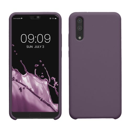 Husa Huawei P20, Mov inchis, Silicon, KWM0000094I036C