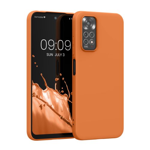 Husa Xiaomi Redmi Note 11/Note 11s, Portocaliu, Silicon, KWM0000150V055C