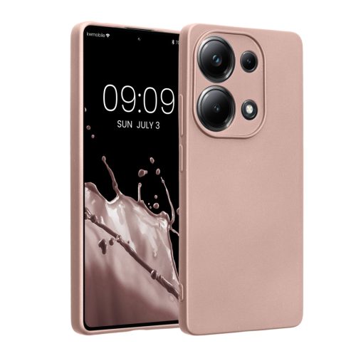 Husa Poco M6 Pro, Roz, Silicon, KWM000020MJ001C