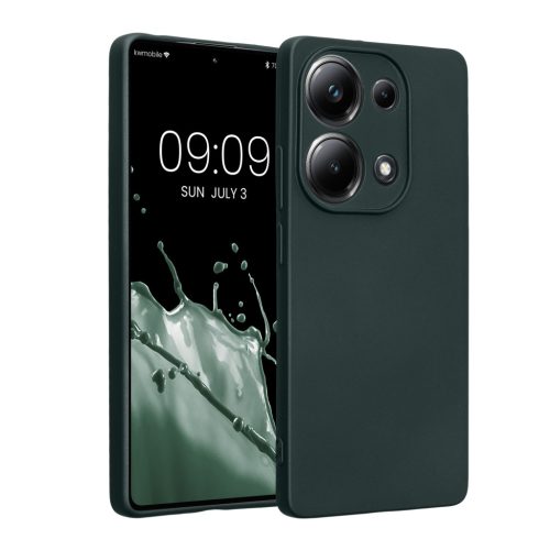 Husa Poco M6 Pro, Verde, Silicon, KWM000020MJ002C
