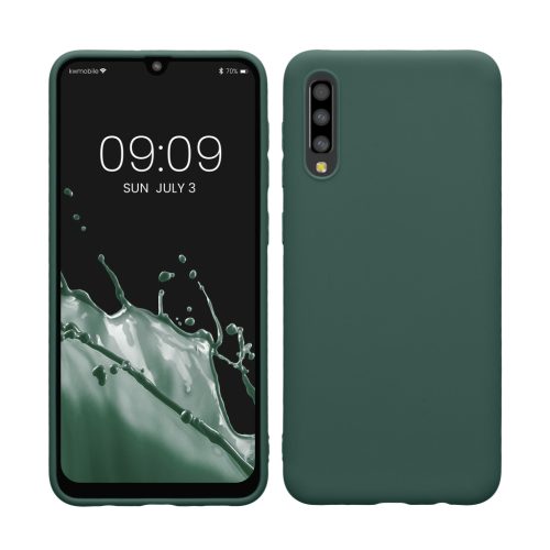 Husa Samsung Galaxy A50, Verde, Silicon, KWM000009SZ023C