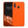 Husa Samsung Galaxy A40, Portocaliu, Silicon, KWM000009ZX032C