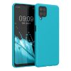 Husa Samsung Galaxy A12, Albastru deschis, Silicon, KWM000012BL060C