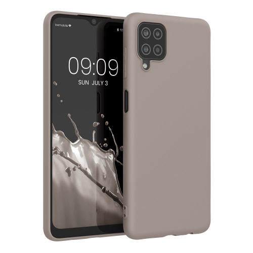 Husa Samsung Galaxy A12, Bej, Silicon, KWM000012BL061C