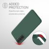 Husa Samsung Galaxy S21, Verde, Silicon, KWM000012BS038C
