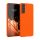 Husa Samsung Galaxy S21, Portocaliu, Silicon, KWM000012BS040C