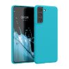 Husa Samsung Galaxy S21, Albastru deschis, Silicon, KWM000012BS041C