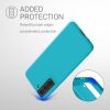 Husa Samsung Galaxy S21, Albastru deschis, Silicon, KWM000012BS041C