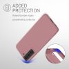 Husa Samsung Galaxy S21, Roz deschis, Silicon, KWM000012BS042C