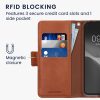 Husa Google Pixel 4a, Roz deschis/Maro, Textil/Silicon, KWM000020NP001C