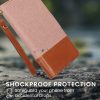 Husa Google Pixel 4a, Roz deschis/Maro, Textil/Silicon, KWM000020NP001C