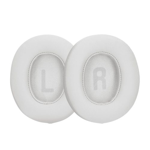 Set 2 Perne de urechi Kwmobile pentru JBL Tune T760NC/Tune T750BTNC/Tune T710BT, Alb, Piele ecologica, KWM000018ER003C
