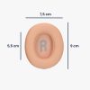 Set 2 Perne de urechi Kwmobile pentru JBL Tune T760NC/Tune T750BTNC/Tune T710BT, Roz deschis, Piele ecologica, KWM000018ER004C