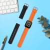 Set 2 Curele Kwmobile pentru Amazfit Bip 5/GTR 4, Negru/Portocaliu, Silicon, KWM000024YT005C