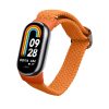 Curea Kwmobile pentru Xiaomi Mi Band 8, Portocaliu, Nylon, KWM0000250L004C