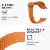 Curea Kwmobile pentru Xiaomi Mi Band 8, Portocaliu, Nylon, KWM0000250L004C