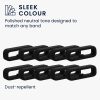 Set 10 Bucle suport pentru curea de 20 mm, Negru, Silicon, KWM000024YI002C