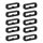 Set 10 Bucle suport pentru curea de 22 mm, Negru, Silicon, KWM000024YJ002C