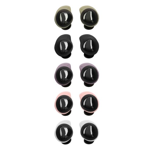 Set 5 Protectii anti-alunecare Kwmobile pentru casti Samsung Galaxy Buds FE, Multicolor, Silicon, KWM000025HI001C