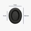 Set 2 Perne de urechi Kwmobile pentru Kingston HyperX Cloud Stinger 2, Negru, Piele ecologica, KWM000025HW002C