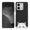 Husa Xiaomi Redmi Note 13, Negru/Alb, Silicon, KWM000020NQ002C
