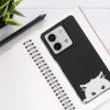 Husa Xiaomi Redmi Note 13, Negru/Alb, Silicon, KWM000020NQ002C
