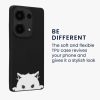 Husa Xiaomi Redmi Note 13 Pro, Negru/Alb, Silicon, KWM000020NT002C