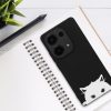 Husa Xiaomi Redmi Note 13 Pro, Negru/Alb, Silicon, KWM000020NT002C