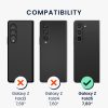 Husa Samsung Galaxy Z Fold5, Negru, Policarbonat, KWM000021QL001C