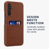 Husa Samsung Galaxy A54 5G, Maro, Piele ecologica, KWM000021QV001C