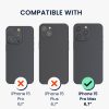 Husa Apple iPhone 15 Pro Max, Roz deschis/Maro, Textil/Silicon, KWM000022RM001C
