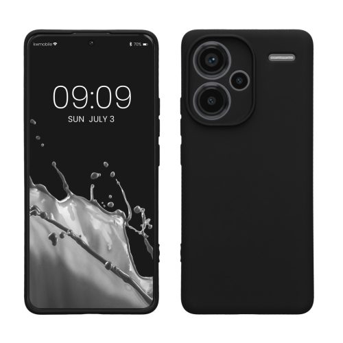 Husa Xiaomi Redmi Note 13 Pro Plus 5G, Negru, Silicon, KWM000020OC001C