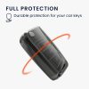 Husa Cheie Auto Kwmobile pentru VW 3 Butoane, Transparent/Negru, Silicon, KWM000025JK002C