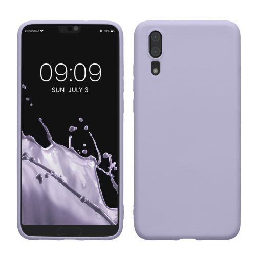 Husa Huawei P20, Mov deschis, Silicon, KWM000008PX015C