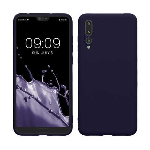 Husa Huawei P20 Pro, Albastru inchis, Silicon, KWM000008PZ016C