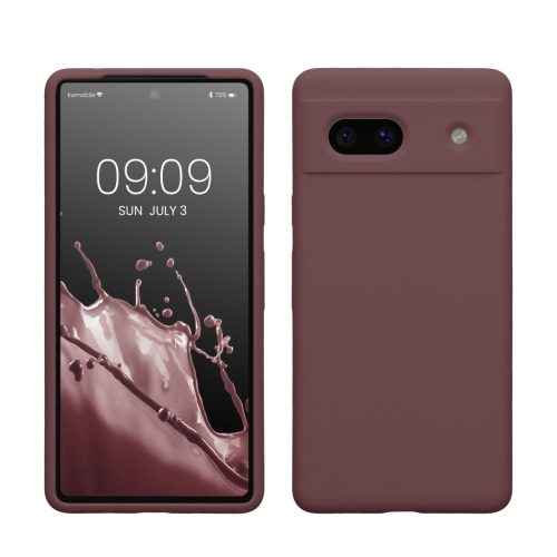 Husa Google Pixel 7a, Visiniu, Silicon, KWM000019YE046C