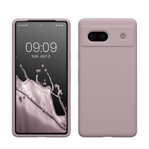 Husa Google Pixel 7a, Mov deschis, Silicon, KWM000019YE047C