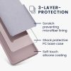 Husa Google Pixel 7a, Mov deschis, Silicon, KWM000019YE047C