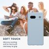 Husa Google Pixel 7a, Albastru deschis, Silicon, KWM000019YF021C