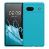 Husa Google Pixel 7a, Albastru deschis, Silicon, KWM000019YF023C