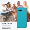 Husa Google Pixel 7a, Albastru deschis, Silicon, KWM000019YF023C