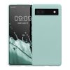 Husa Google Pixel 6a, Verde deschis, Silicon, KWM000015OO017C