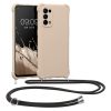 Husa cu jnur OPPO Find X3 Lite, Crem, Silicon, KWM0000166O010C
