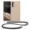 Husa cu jnur OPPO Find X3 Lite, Crem, Silicon, KWM0000166O010C