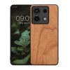 Husa Xiaomi Redmi Note 13 Pro 5G, Maro, Lemn/Silicon, KWM000020LJ003C
