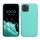Husa Apple iPhone 12/iPhone 12 Pro, Verde, Silicon, KWM000013WJ009C