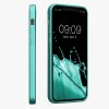 Husa Apple iPhone 12/iPhone 12 Pro, Verde, Silicon, KWM000013WJ009C